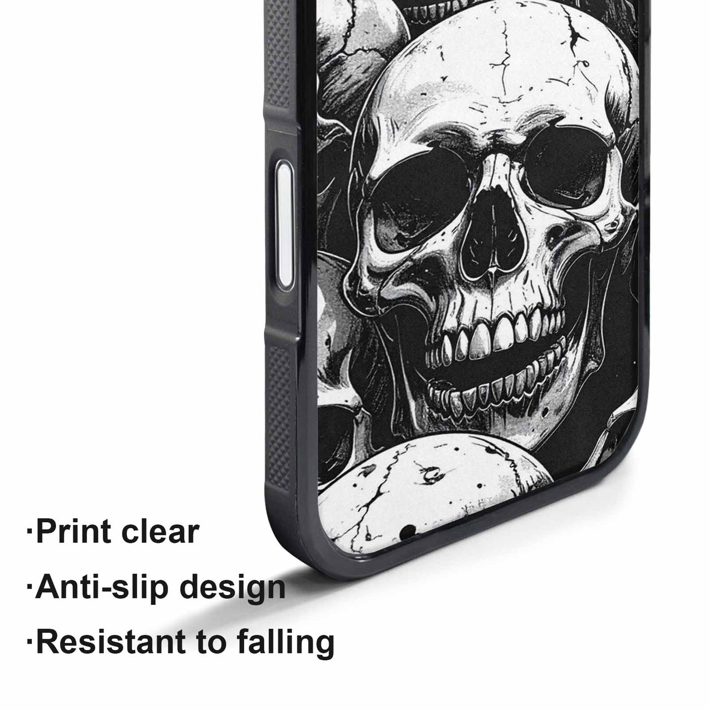 iPhone 17 Pro Max Case — Skull Dark Art Gothic Print Gothic, Custom Designed Case Cover