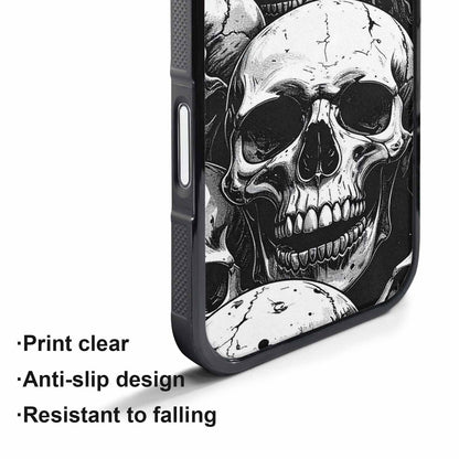 iPhone 17 Pro Max Case — Skull Dark Art Gothic Print Gothic, Custom Designed Case Cover