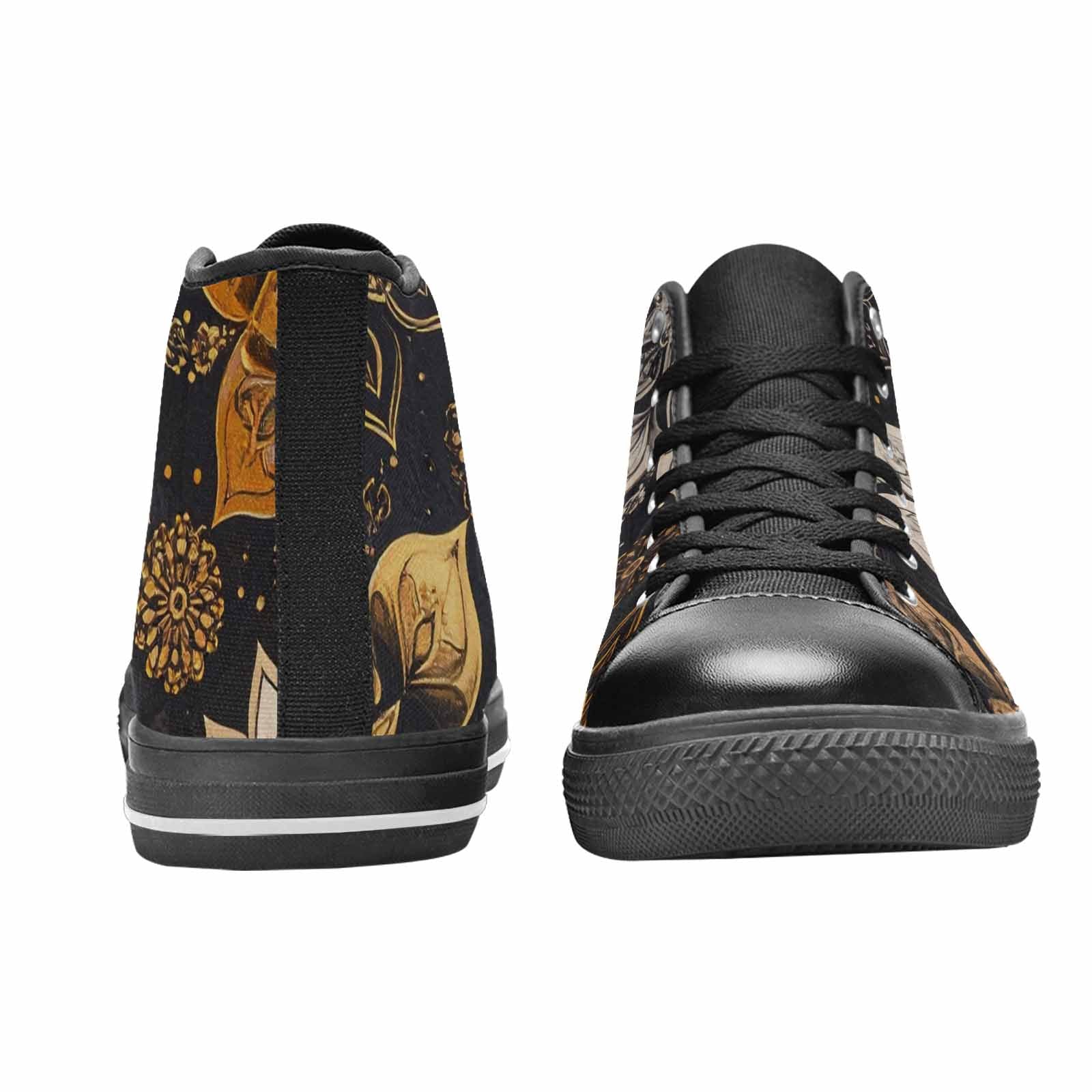 WOMEN'S Mandala High Top Canvas Grunge Sneakers