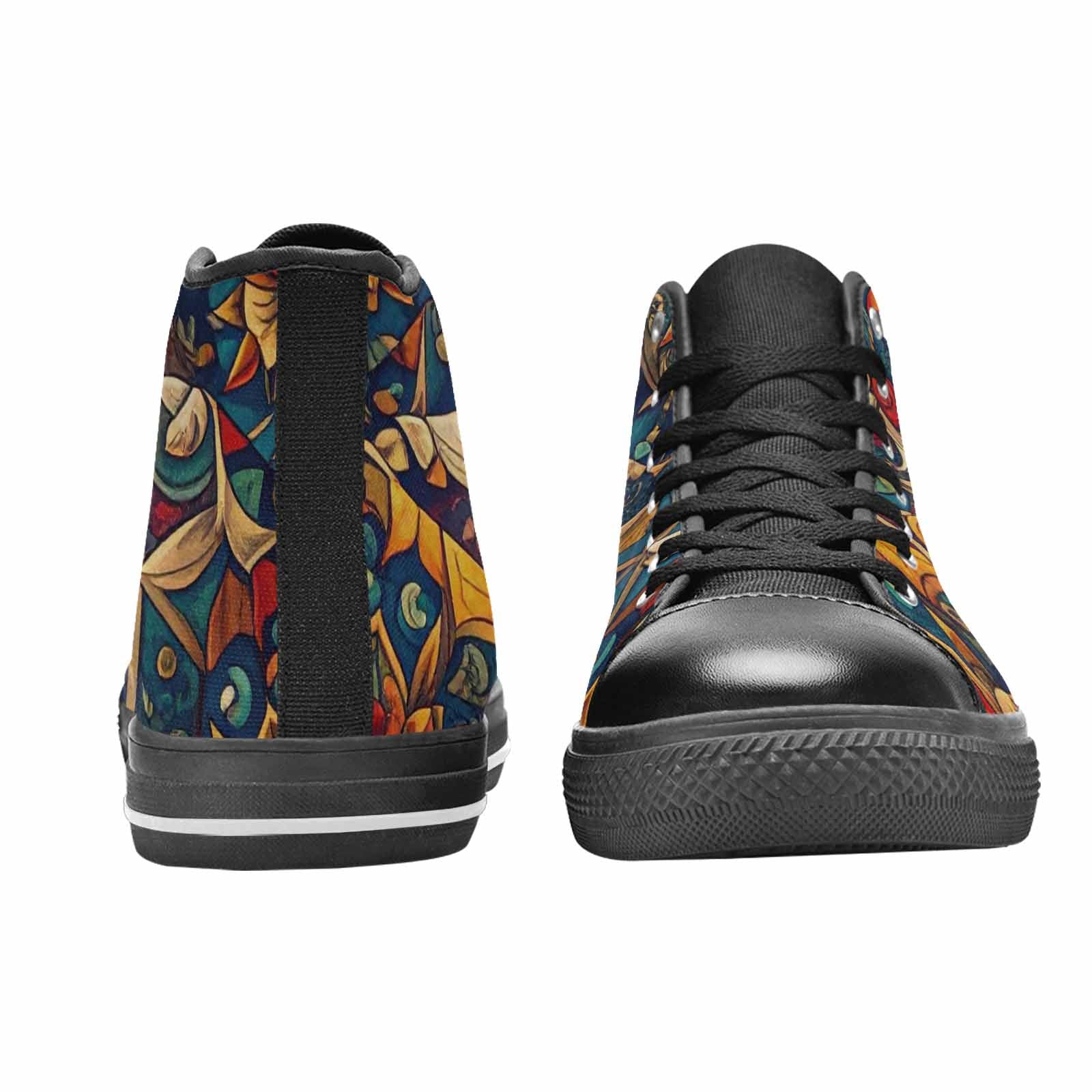 WOMEN'S Old School Tattoo High Top Canvas Vivid Custom Sneakers