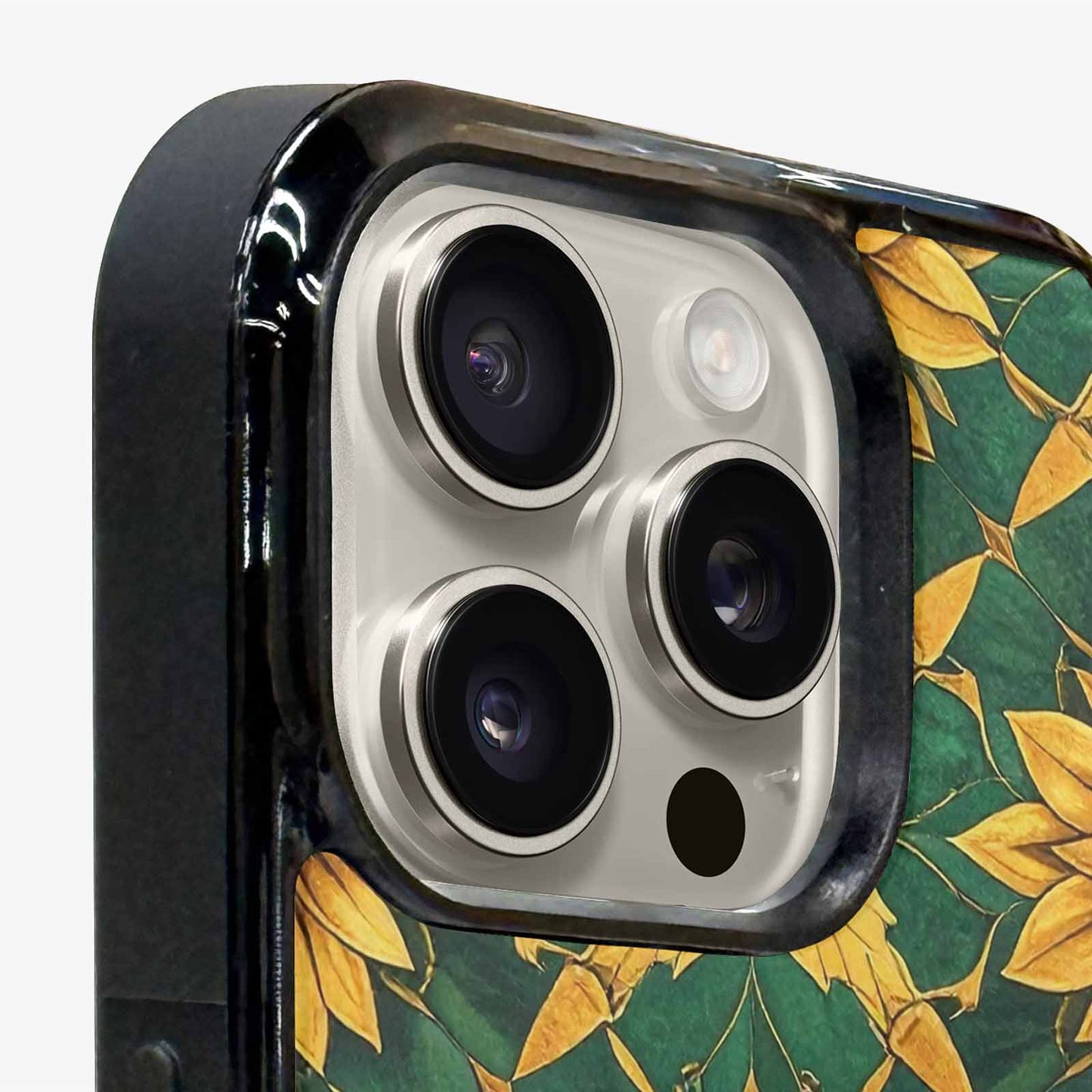 iPhone 16 Pro Case — Sunflower Mandala Kaleidoscope, Customized Protective Case