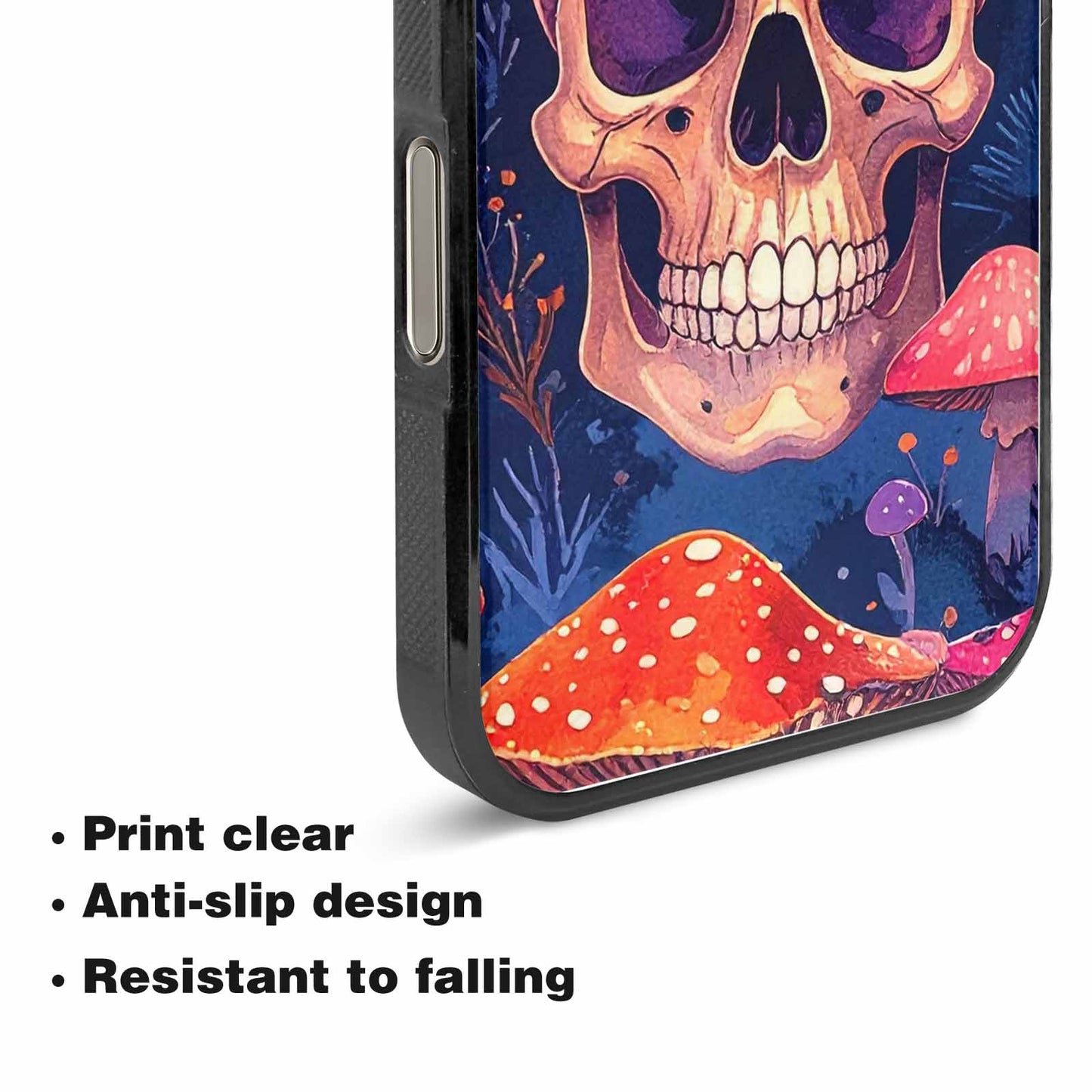 iPhone 15 Pro Max Case — Mushroom Skulls Custom, Original Design Phone Case