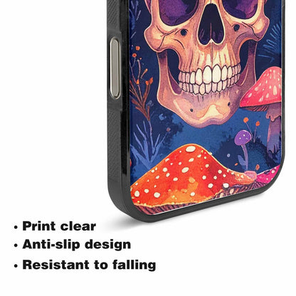 iPhone 15 Pro Max Case — Mushroom Skulls Custom, Original Design Phone Case