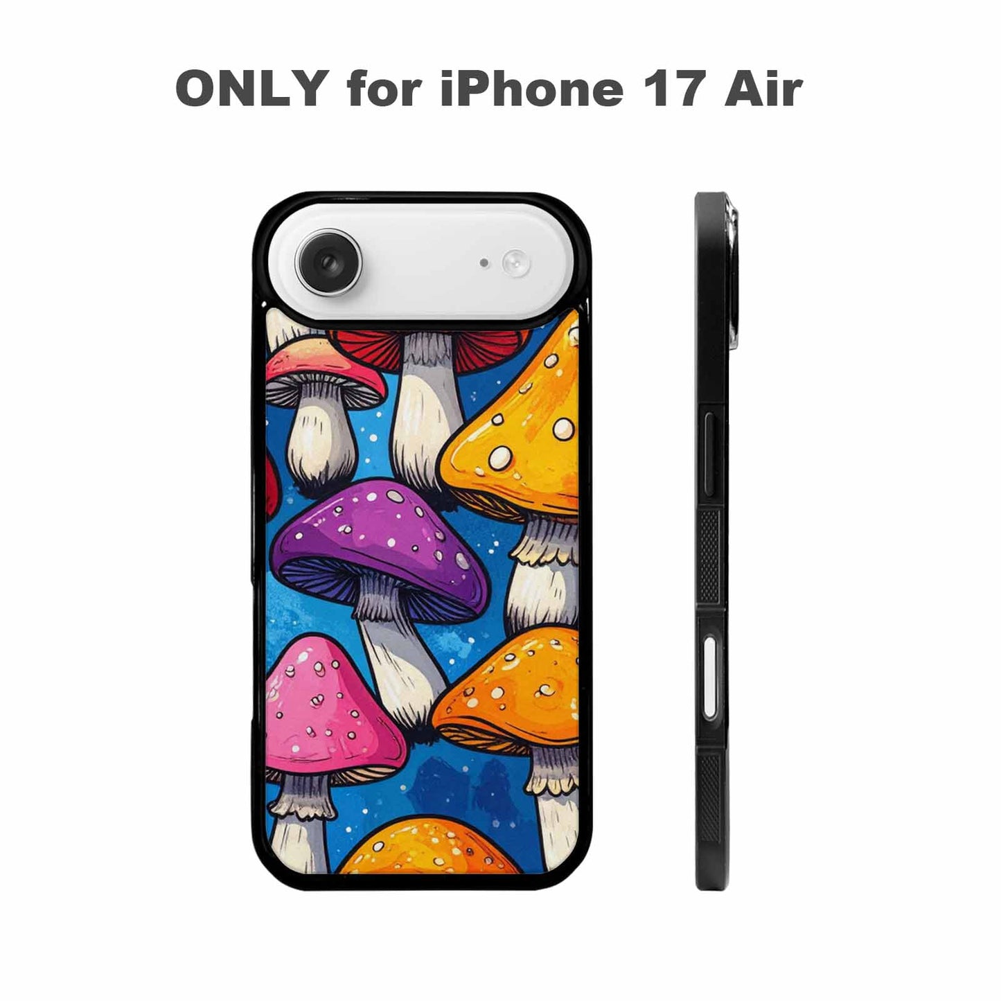 iPhone 17 Air Case — Vivid Winter Mushroom Seamless Cartoon Cute, Custom Art Phone Cover