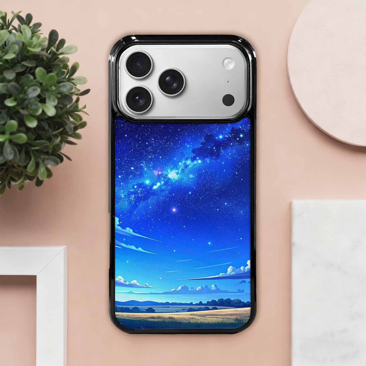 iPhone 17 Pro Max Case — Van Gogh Starry Night Galaxy Space, Unique Phone Case Design