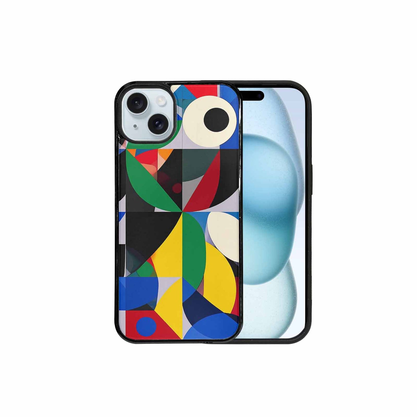 iPhone 15 Plus Case — 1960s Mod Cartoon Art Pattern, Original Design Phone Case