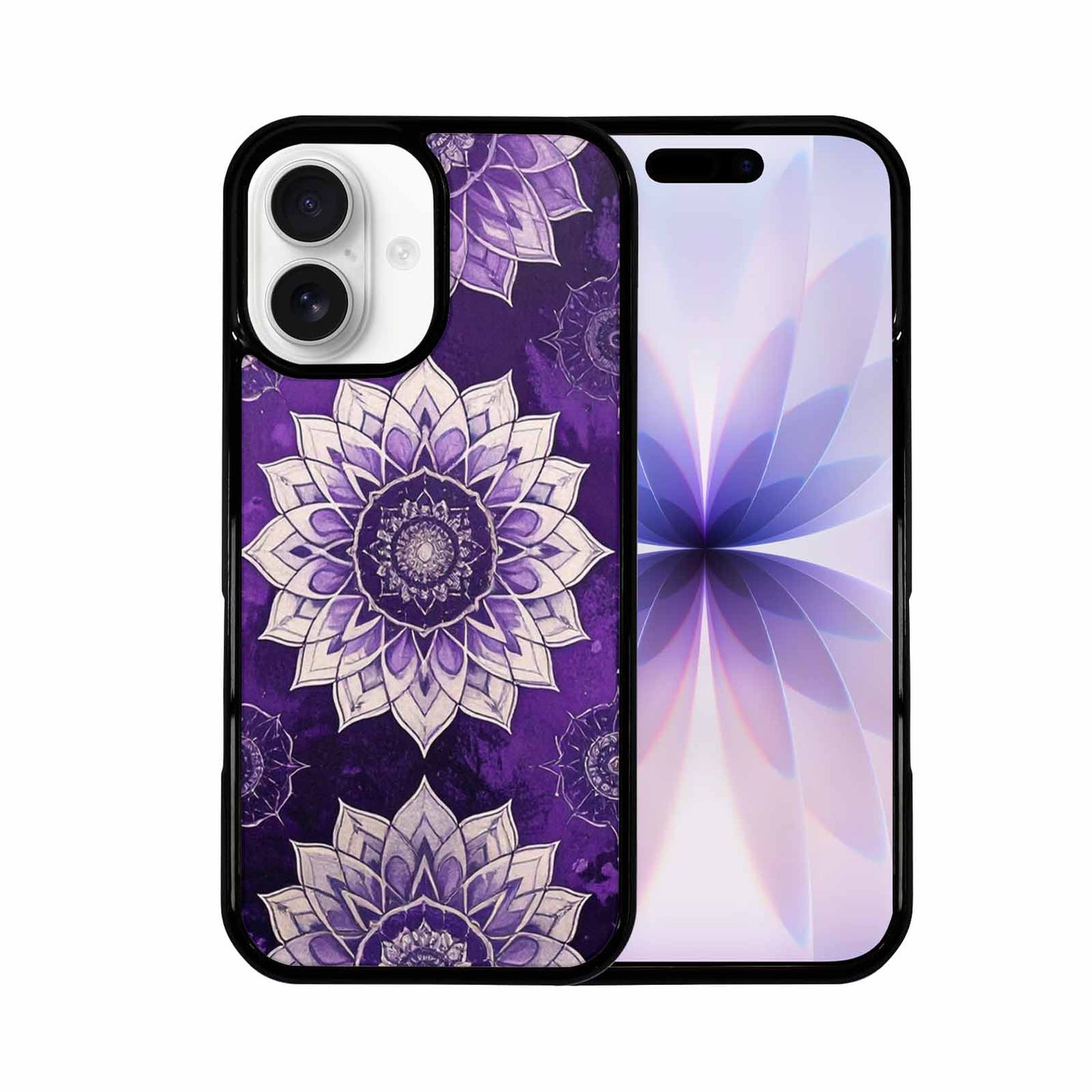 iPhone 17 Case — Small Mandala Pattern, Randomly Floral, Custom Printed Phone Case