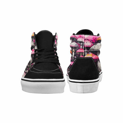 MEN'S Rainbow Drip Mushrooms High Top Canvas Vivid Custom Sneakers