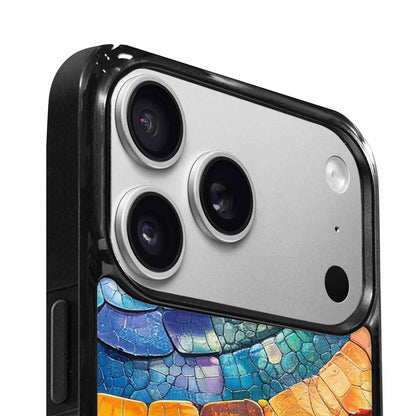 iPhone 17 Pro Max Case — Reptile Scale Full Color Original Art, Unique Phone Case Design