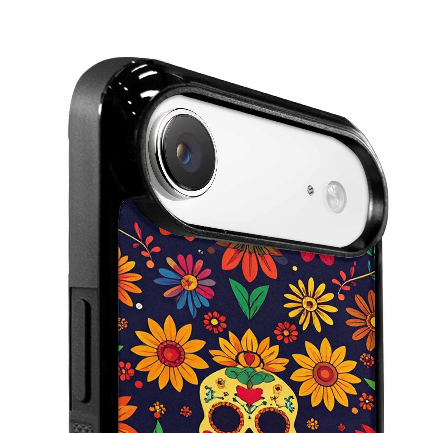 iPhone 17 Air Case — Sunflowers And Skulls Gothic Skulls, Custom Designed Case Cover