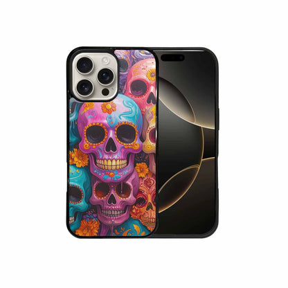 iPhone 16 Pro Max Case — Sugar Skullsmelting Sugar Skulls, Customized Protective Case
