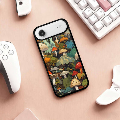 iPhone 17 Air Case — Mushrooms Camomushrooms Patter Bki Camo, Original Design Phone Case