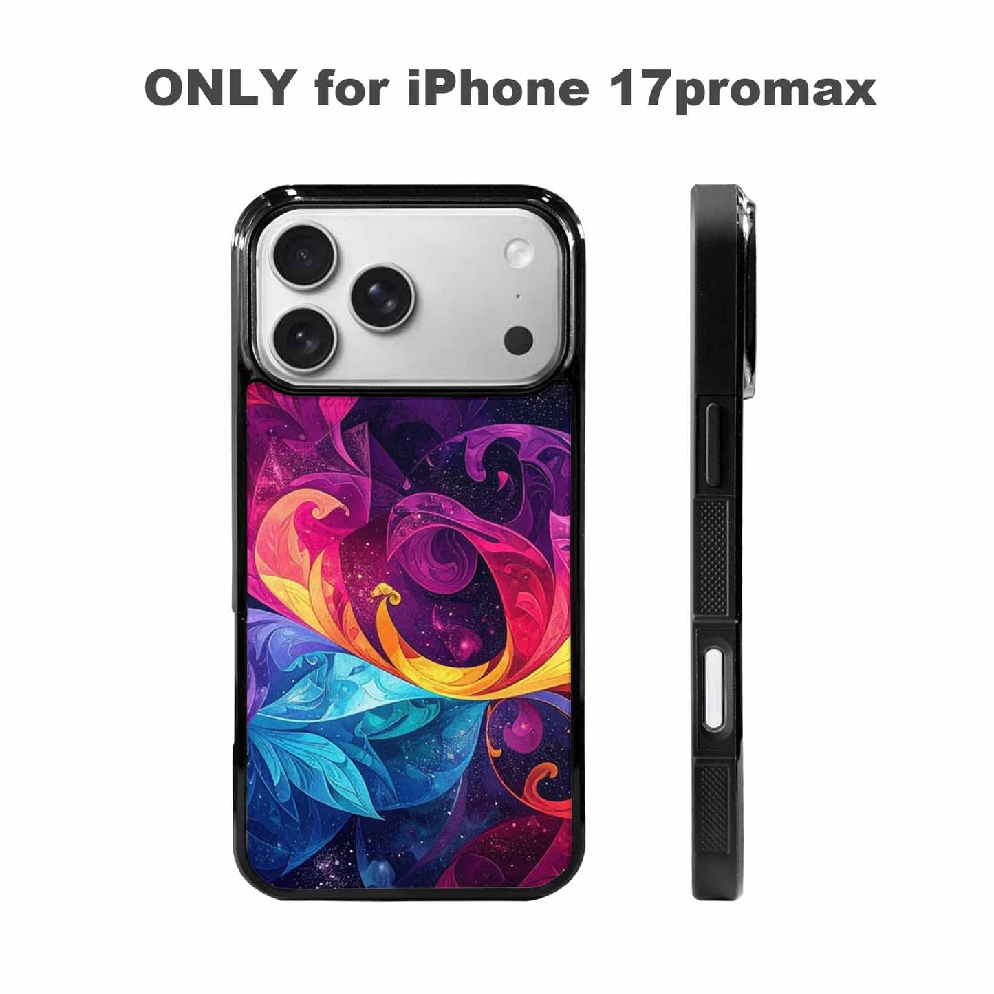 iPhone 17 Pro Max Case — Rose Galaxy Art Seamless Galaxy Space, Original Design Phone Case