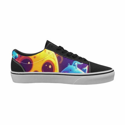 WOMEN'S Overlapping Endlessly No Empty Lace-Up Canvas Vivid Sneakers