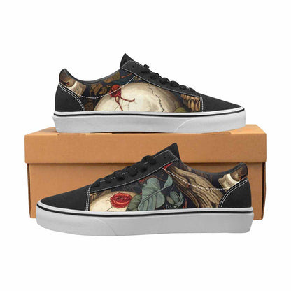 WOMEN'S More Overlapping Ontop Each Lace-Up Canvas Kaleidoscope Custom Sneakers