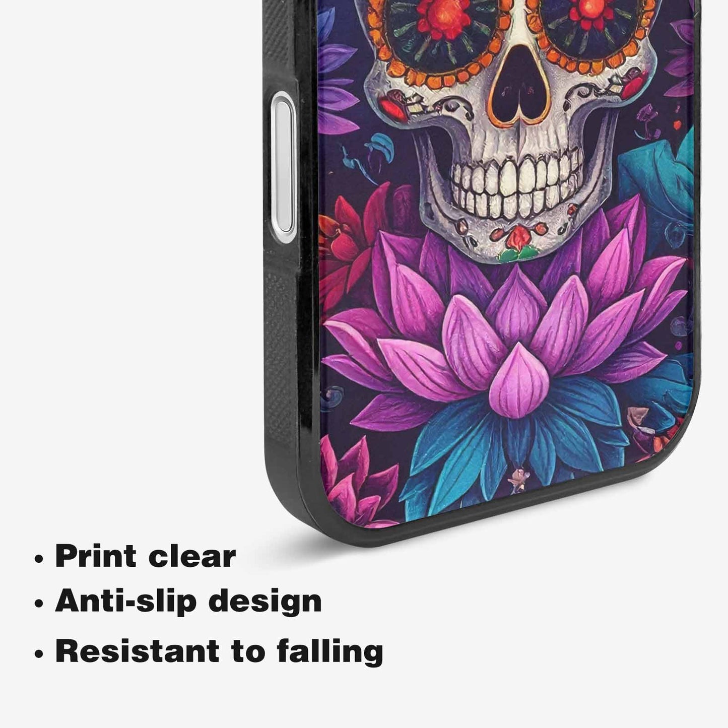 iPhone 16 Case — Lotus Many Hundreds Of Skulls Art, Unique Phone Case Design