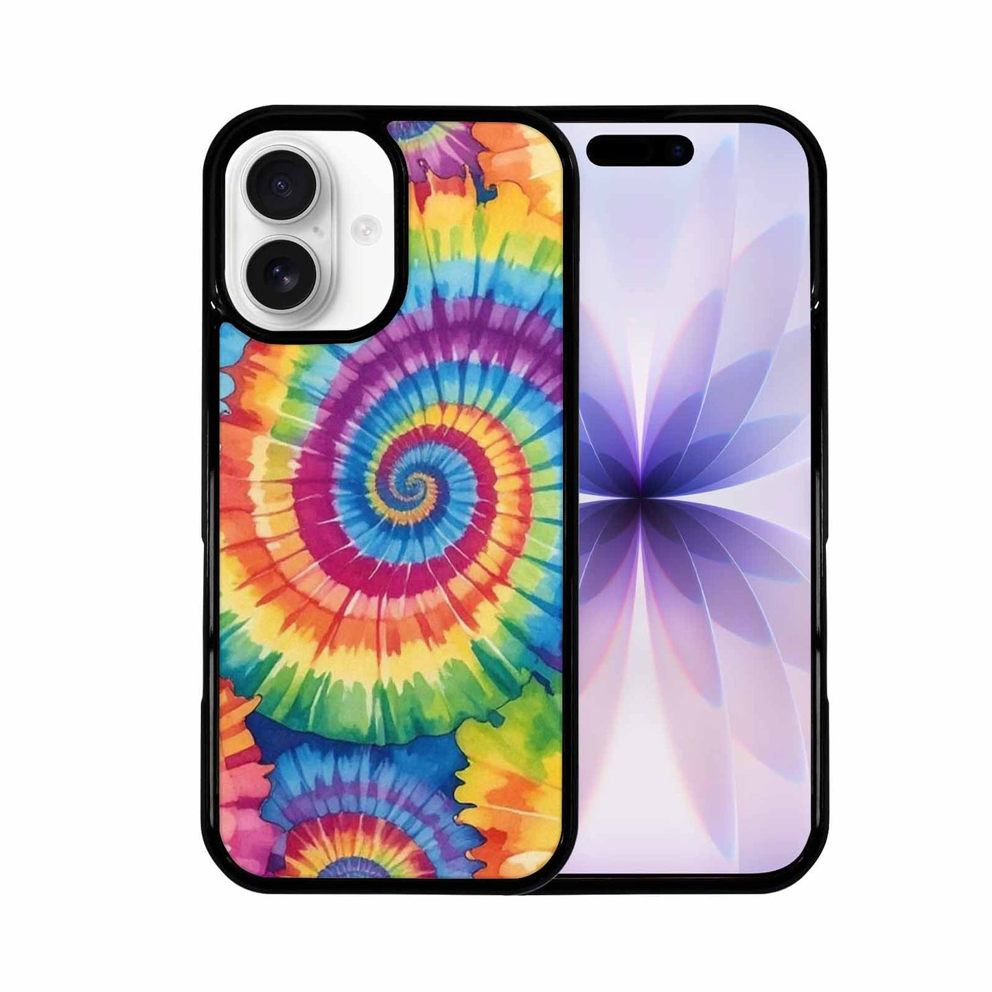 iPhone 17 Case — Tie Dye Spiral Rainbow Tie Dye, Custom Phone Case