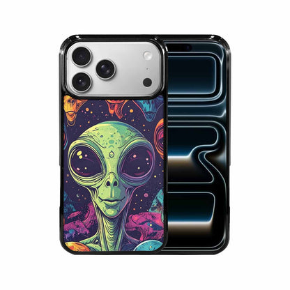 iPhone 17 Pro Max Case — Alien Ufo Cartoon Art Alien Scifi, Personalized Phone Case