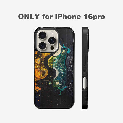 iPhone 16 Pro Case — Yin Yang Yin And Yang Symbol, Customized Protective Case