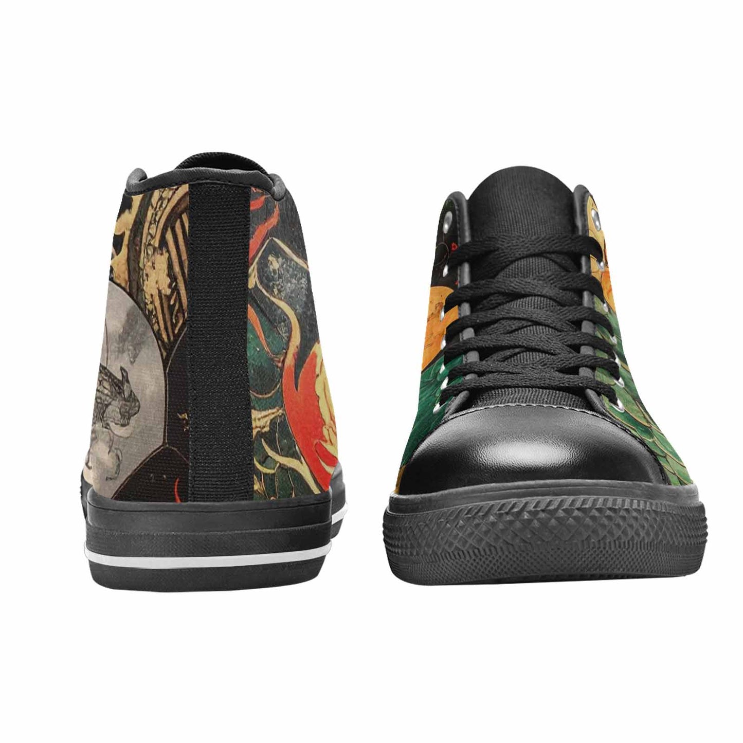 MEN'S Dragon Scale Fantasy High Top Canvas Vivid Sneakers
