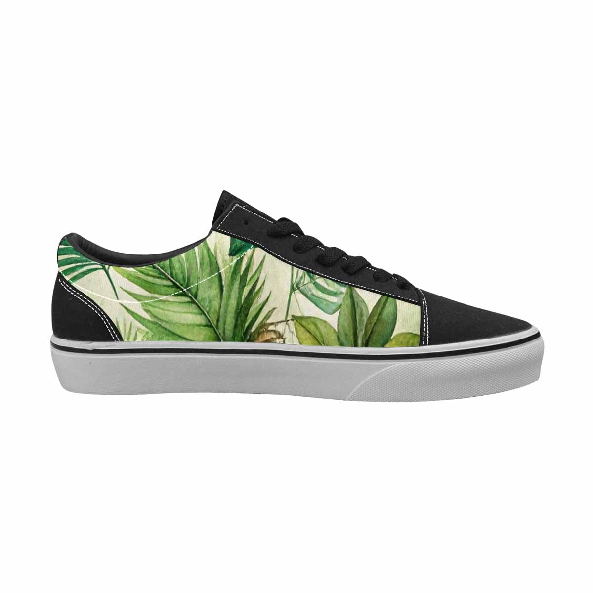 WOMEN'S Seven-Point Palmate Leaf Canvas Lace-Up Y2K Shoes