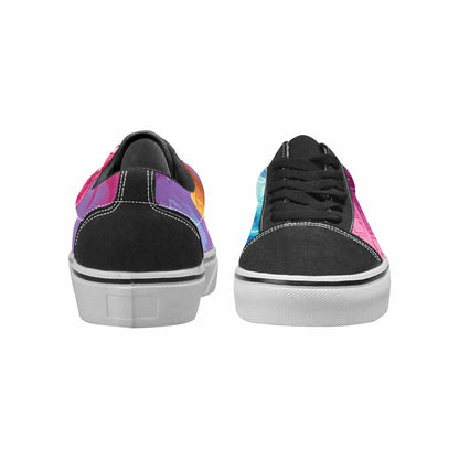MEN'S Melting Icecream Cone Monster Canvas Lace-Up Dark Academia Shoes