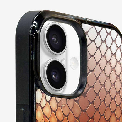 iPhone 16 Plus Case — Dark Snake Print Custom, Customized Protective Case