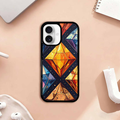 iPhone 17 Case — Vintage Summer Diamond Retro Vintage, Custom Phone Case