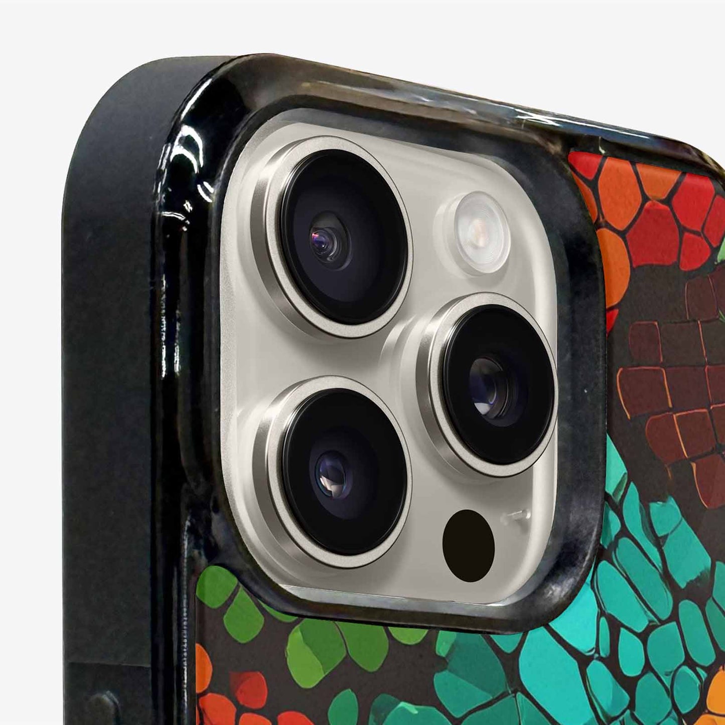 iPhone 15 Pro Max Case — Dark Snake Print Custom, Custom Phone Case
