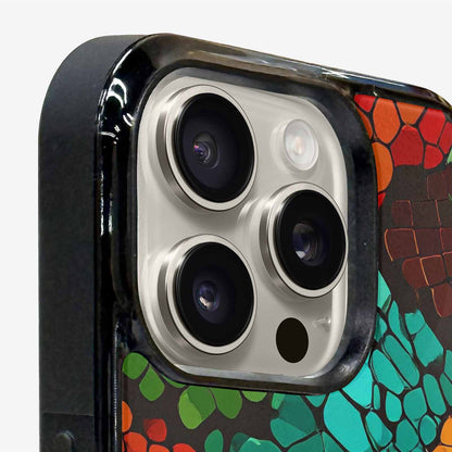 iPhone 15 Pro Max Case — Dark Snake Print Custom, Custom Phone Case