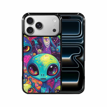 iPhone 17 Pro Max Case — Cartoon Alien Characters Alien Scifi, Custom Made Phone Cover