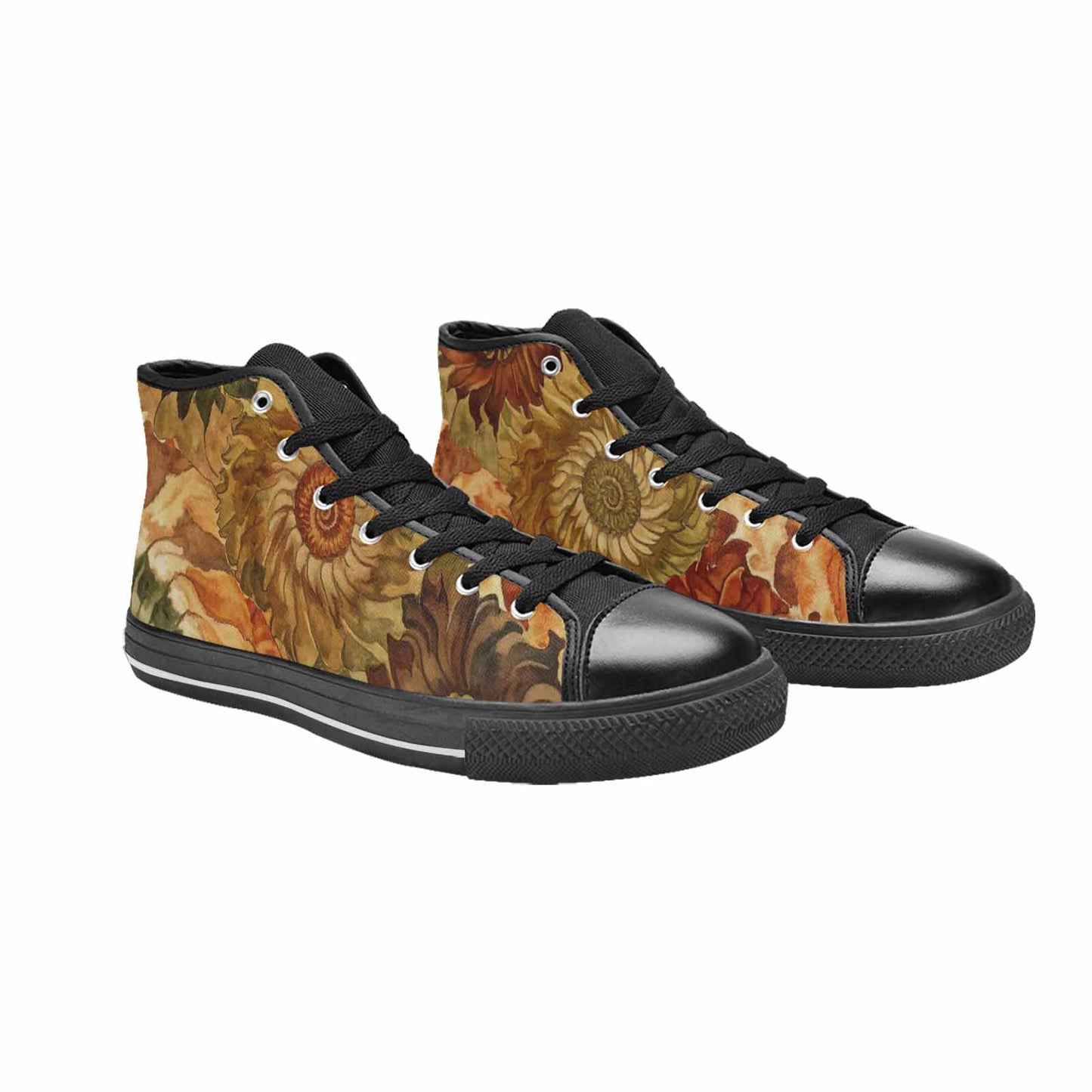 WOMEN'S Tie Dye - High Top Canvas Cottagecore Custom Sneakers