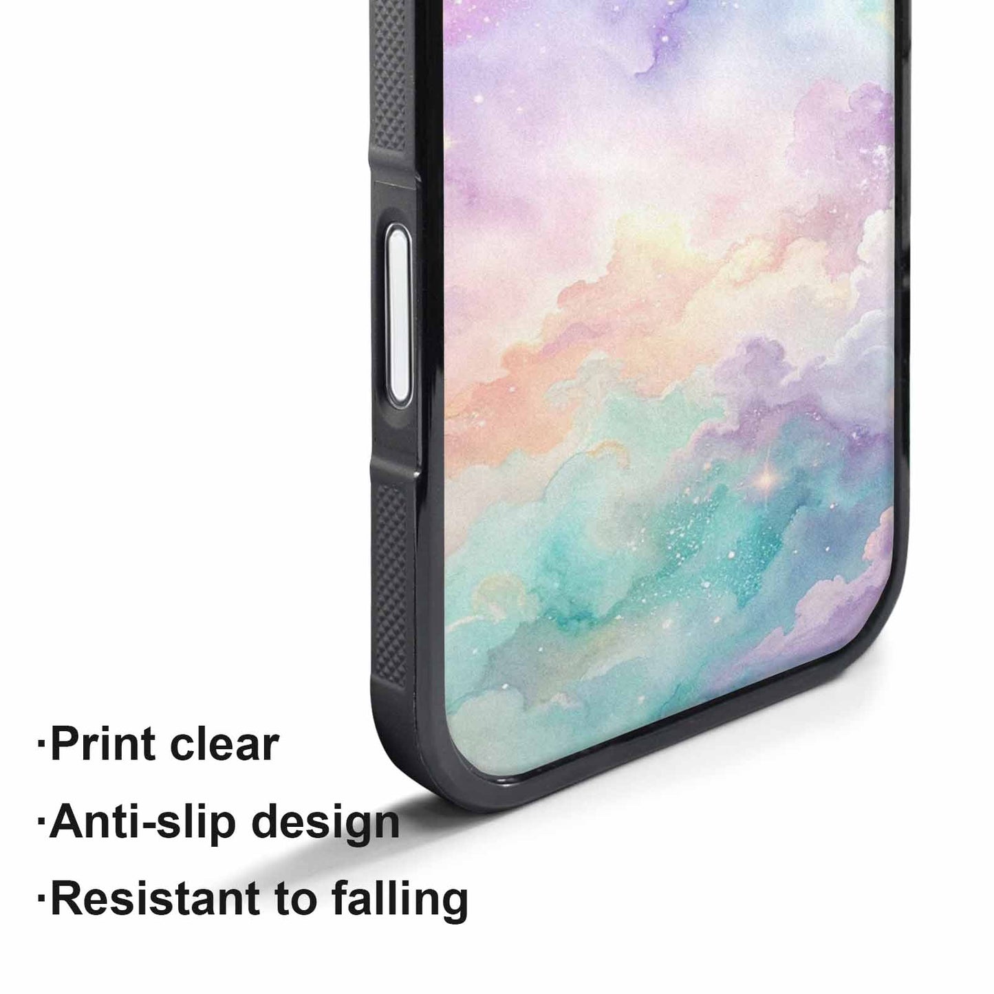 iPhone 17 Pro Max Case — Galaxy Texture In Soft Galaxy Space, Custom Print Case Cover
