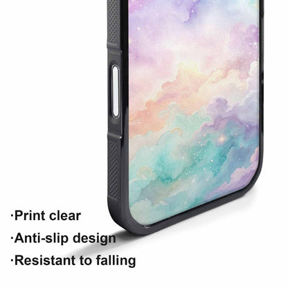 iPhone 17 Pro Max Case — Galaxy Texture In Soft Galaxy Space, Custom Print Case Cover