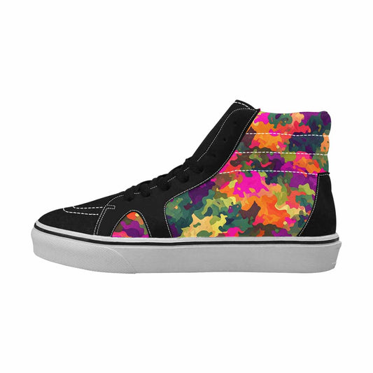 MEN'S Military Camouflage Blotch High Top Canvas Y2K Custom Sneakers
