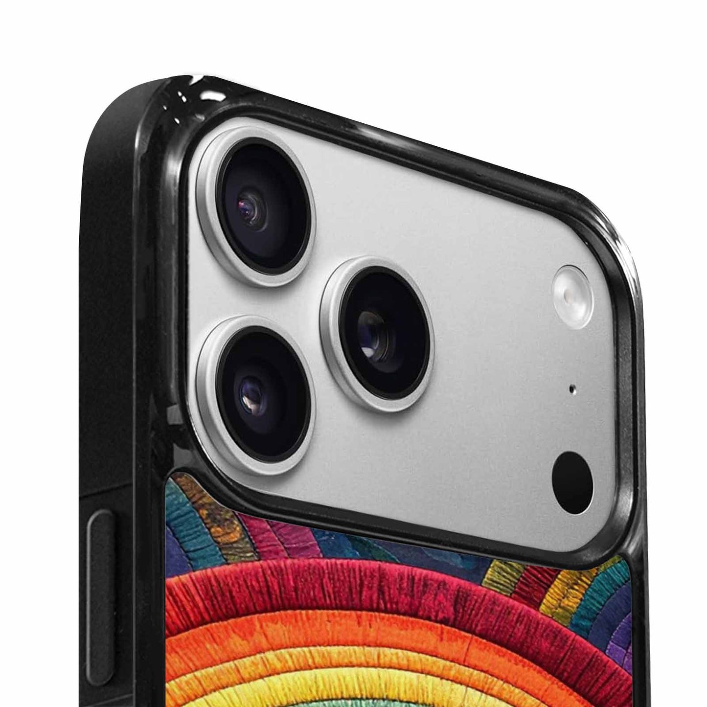 iPhone 17 Pro Case — Vivid Camo Rainbow Arc Camo, Custom Art Phone Cover