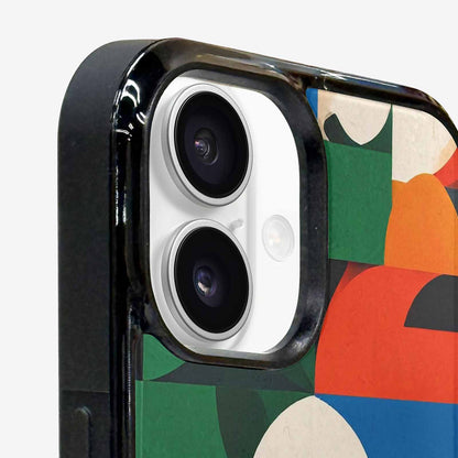 iPhone 16 Plus Case — 1990s Memphis Art Pattern, Original Design Phone Case