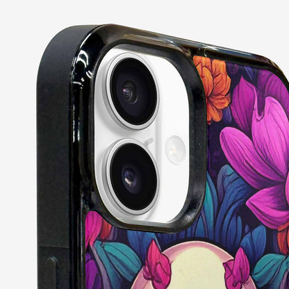 iPhone 16 Plus Case — Lotus Many Hundreds Of Skulls Art, Unique Phone Case Design