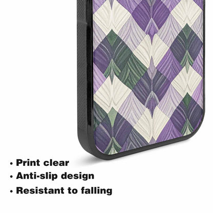 iPhone 15 Plus Case — Genderqueer Flag Color Theme Small Rainbow, Customized Protective Case