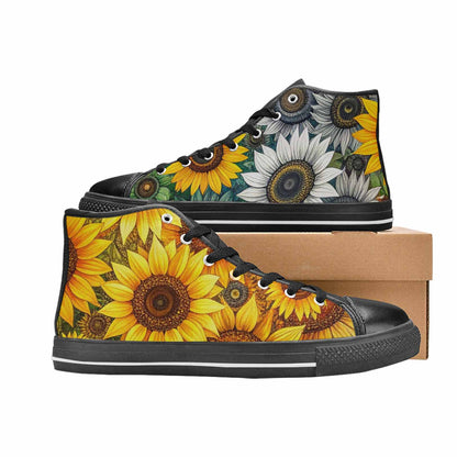 MEN'S Blend Melt Them High Top Canvas Aesthetic Sneakers