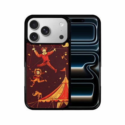 iPhone 17 Pro Case — Vintage Circus Art Pattern Retro Vintage, Custom Designed Case Cover