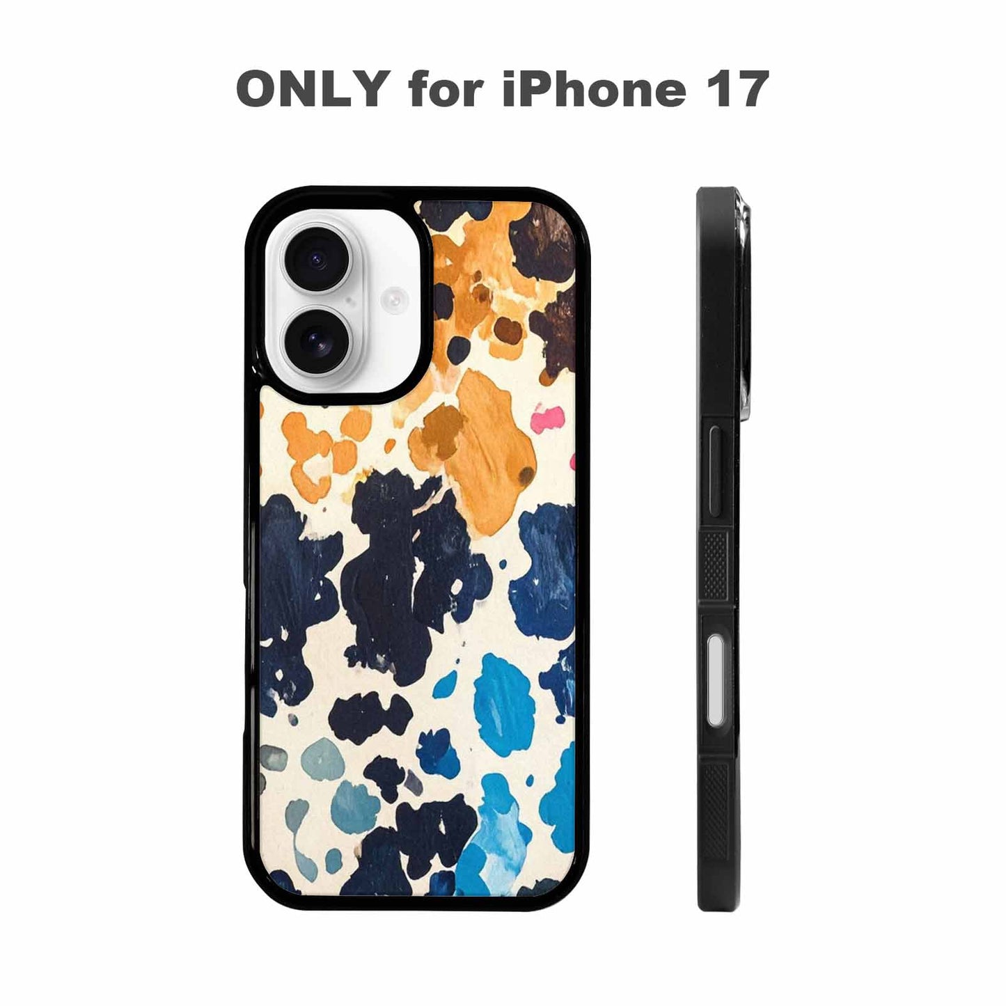 iPhone 17 Case — Small Cow Animal Print Animal Print, Custom Print Case Cover