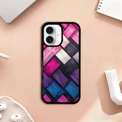 iPhone 17 Case — Genderfluid Flag Color Theme Original Art, Custom Art Phone Cover