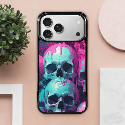 iPhone 17 Pro Max Case — Thousands Of Skulls Gothic Skulls, Custom Print Case Cover