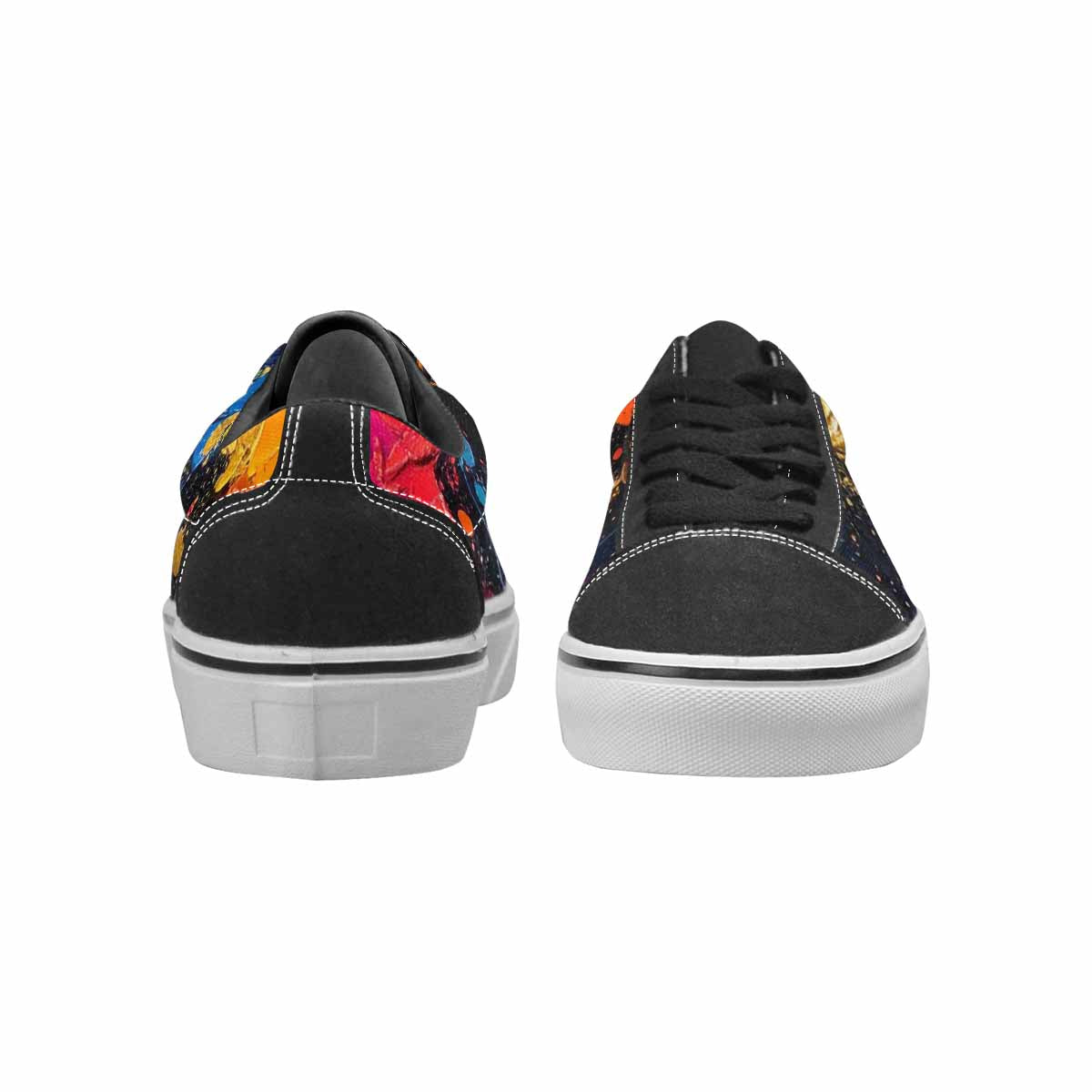 MEN'S Paint Splatter Canvas Lace-Up Grunge Shoes