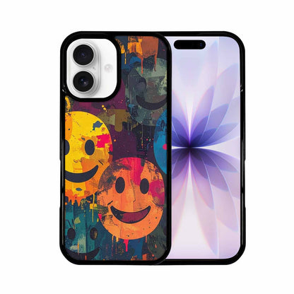 iPhone 17 Case — Smiley Faces Camosmiley Faces Camo, Custom Printed Phone Case