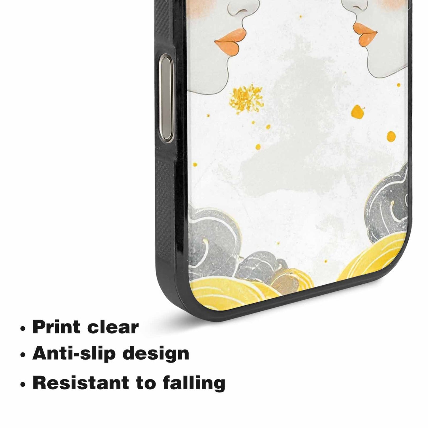 iPhone 16 Pro Max Case — Gemini Twins Zodiac Pattern Seamless Repeat, Personalized Phone Case