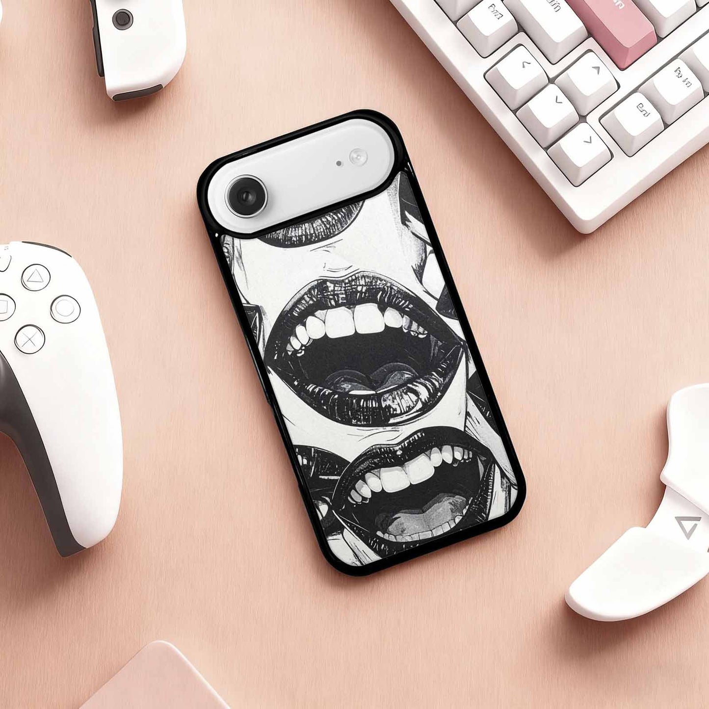 iPhone 17 Air Case — Seamless Repeating Pattern Of Overlapping Cartoon, Custom Designed Case Cover