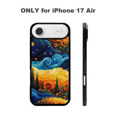 iPhone 17 Air Case — Small Van Gogh Style Swirl Galaxy, Custom Art Phone Cover