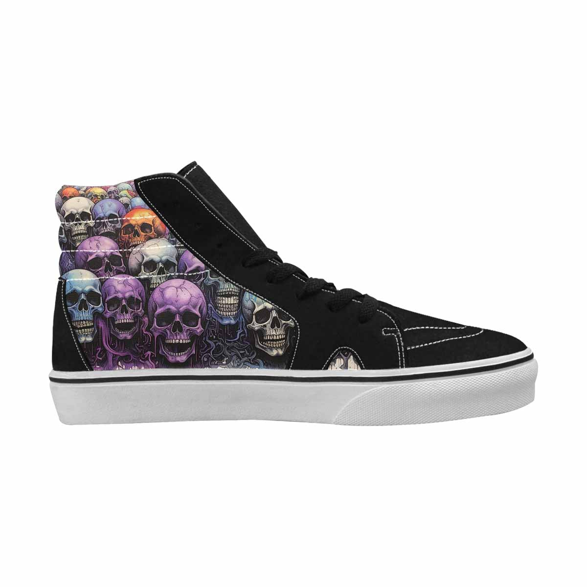 MEN'S Rainbow From Skull S High Top Canvas Dreamcore Shoes